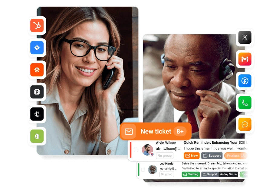 Hjelpedesk-programvare med AI-agenter