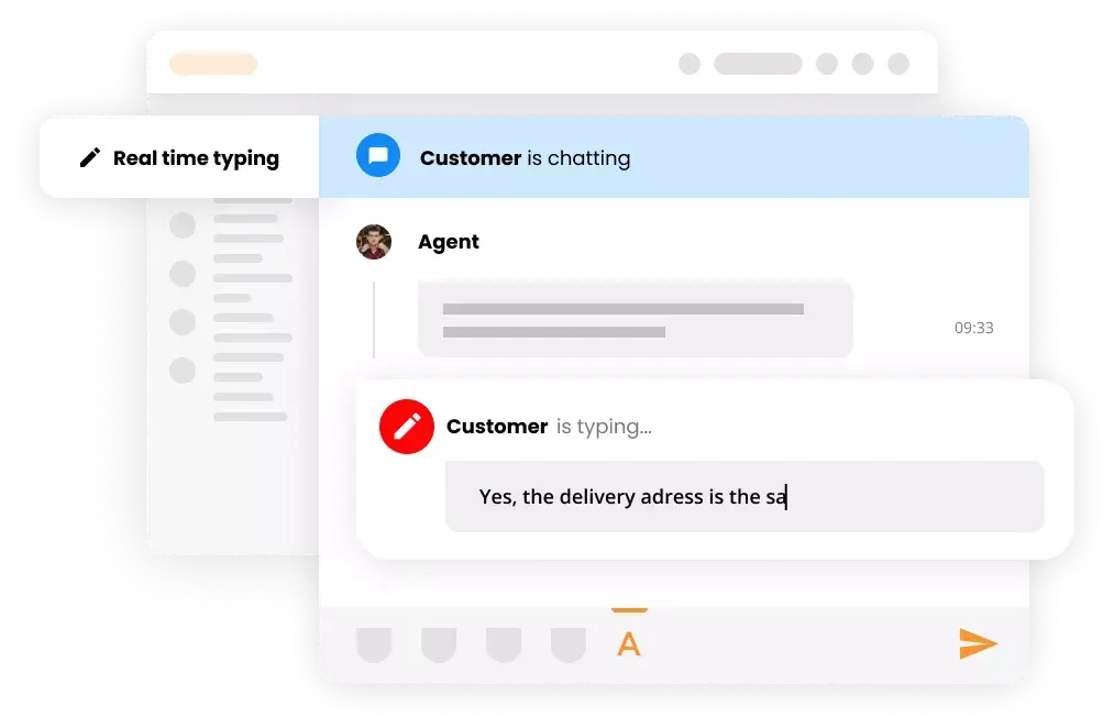 Sanntids skrivvisning