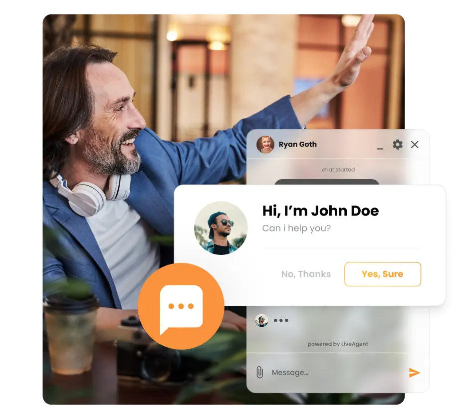 Proaktive chat-invitasjoner