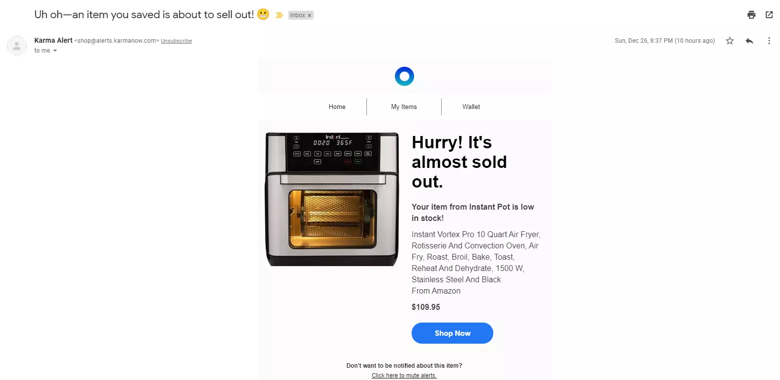 Karmanow siste sjanse e-post