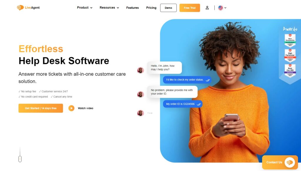 LiveAgent help desk-software