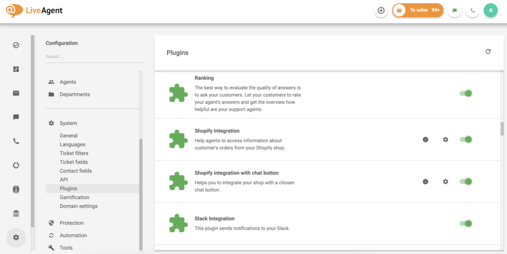 Shopify integration with customer experience software
